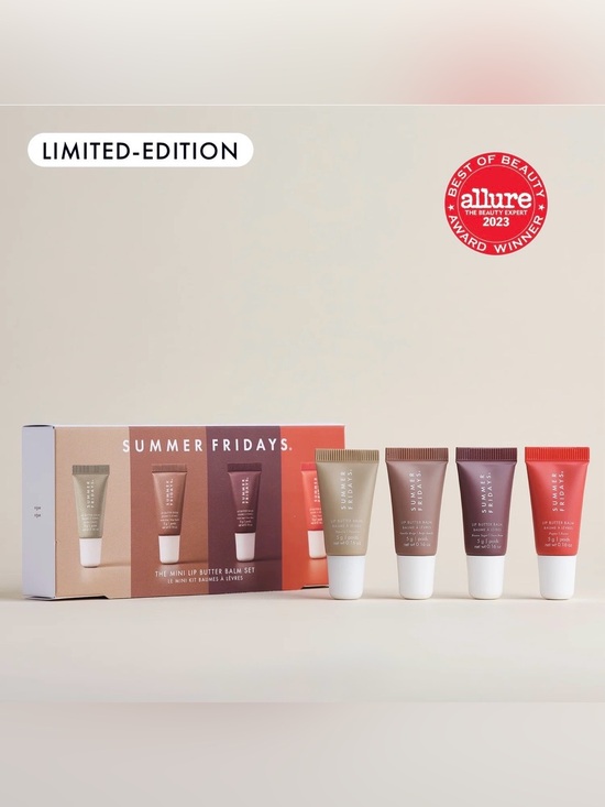 Summer Fridays Other - NWT! Summer Fridays The Mini Lip Butter Balm Set of 4